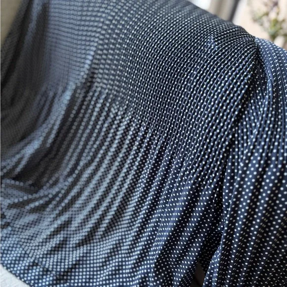 Adrianna Papell Black and White Polka Dot Blouse - Picture 4 of 6